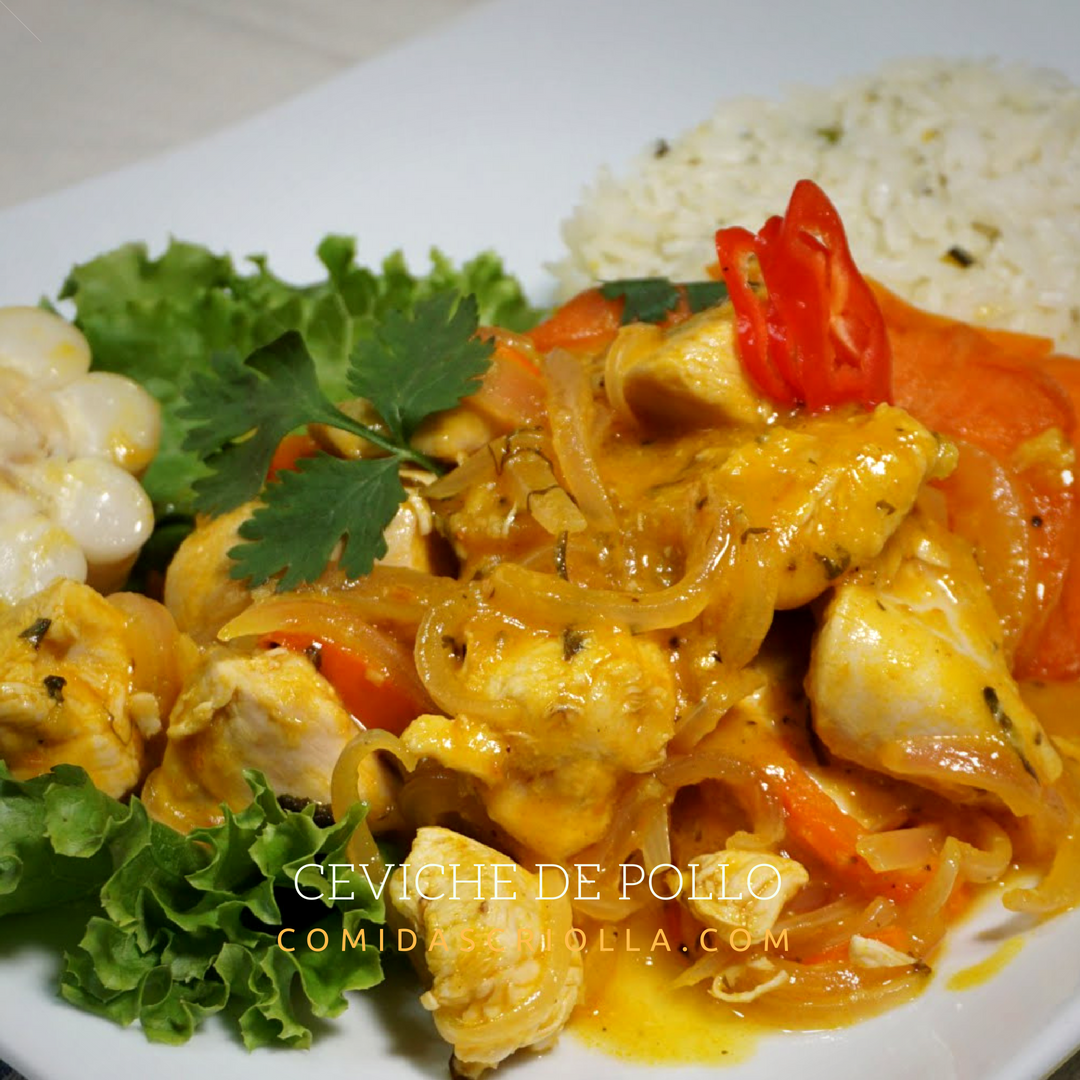 Ceviche de pollo