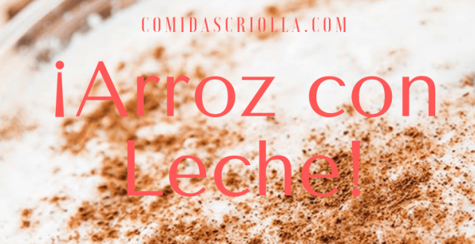 Arroz con leche